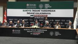 Suriye'nin yeniden inşası için saha çalışması sonrası İstanbul'da basın toplantısı düzenlendi