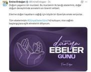 Emine Erdoğan'dan 'Dünya Ebeler Günü' paylaşımı
