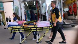 Balkonda başına mermer düşen Miray, ağır yaralandı