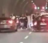Tünelde kutlama yapıp trafiği durduran 4 sürücüye toplam 720 bin TL ceza