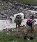 Ardahan’da askeri araç devrildi: 2 astsubay yaralandı