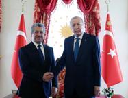 Cumhurbaşkanı Erdoğan, Irak Kürt Bölgesel Yönetimi Başbakanı Mesrur Barzani'yi kabul etti