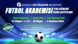 Büyükşehir Futbol Akademisi kayıtları başlıyor