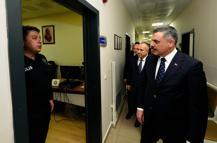 Bakan Çiftçi, polis merkezi amirliğini ziyaret etti