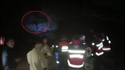 Çayda mahsur kaldı, 5 saat sonra kurtarıldı