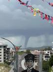 İzmir'de hortum oluştu