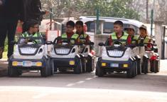 İlkadım’da minikler trafik kurallarını eğlenerek öğreniyor
