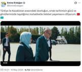 Emine Erdoğan'dan Kazakistan paylaşımı