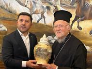 Fener Rum Patriği Bartholomeos, ayin için Nevşehir'e geldi