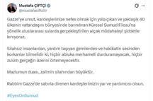 Bakan Çiftçi'den Küresel Sumud Filosu'na yönelik saldırıya tepki