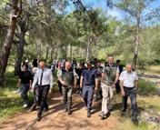 Erdemli'de orman yangınlarına karşı farkındalık yarattılar