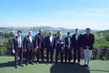 UEFA ve TFF heyetleri, Avrupa Ligi Finali öncesi İstanbul'da bir araya geldi