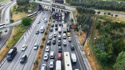İstanbul'da trafik yoğunluğu yüzde 85'e ulaştı