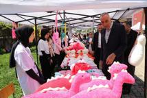 TÜBİTAK projelerini ve el emeği ürünleri sergilediler