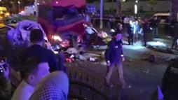 Giresun'da 4 araçlı zincirleme kaza kamerada; 3'ü çocuk 5 ölü, 7 yaralı