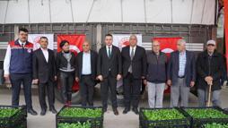 Bahçe’de 510 bin sebze fidesi çiftçilere dağıtıldı