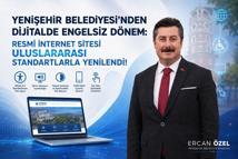 Yenişehir Belediyesi’nin internet sitesi, uluslararası standartlarda yenilendi