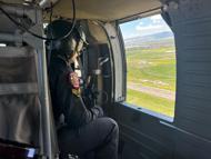 Ankara'da jandarmadan helikopter destekli trafik denetimi