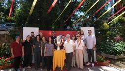Şampiyonluk kupası bayramda Galatasaraylılar Yurdu’nda buluştu
