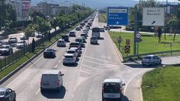 Bursa-Ankara kara yolunda bayram dönüşü yoğunluğu