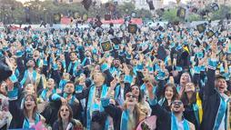 Kırklareli Üniversitesi'nde 3 bin 200 öğrenci mezuniyet heyecanı yaşadı