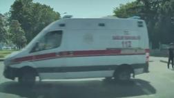 Kağıthane’de 4 kişinin yaralandığı ambulans kazası kamerada