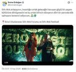 Emine Erdoğan'dan Sıfır Atık Festivali ve Forumu'na ilişkin paylaşım