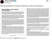Muharrem İnce: Tüzük kurultayı toplanmalıdır