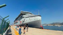 Bodrum’a denizden 2 bin 521 turist geldi