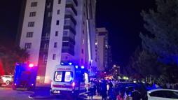 Diyarbakır’da apartmanın havalandırma boşluğunda yangın