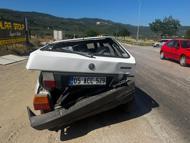 Erdek’te iki otomobil çarpıştı: 1 yaralı