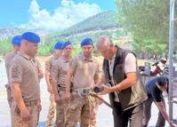 Muğla'da komandolara yangın söndürme eğitimi