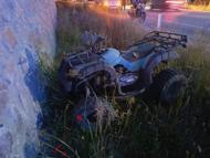 Arızalanan ATV'nin tamirine yardım ederken, otomobil çarptı: 1 yaralı