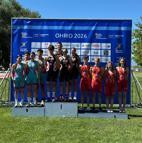 İzmir'e Balkan Triatlon Şampiyonası'nda gümüş madalya