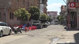 Cizre'de termometreler 41 dereceyi gösterdi, cadde ve sokaklar boş kaldı