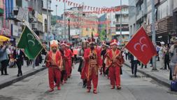 İcazet merasiminde mehter takımlı yürüyüş