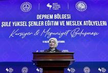 Emine Erdoğan, Şule Yüksel Şenler Vakfı'nın ‘Deprem Bölgesi Kursiyer ve Mezuniyet Buluşması’na katıldı