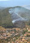 Balıkesir'de orman yangını