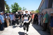 Kazada ölen emekli komiser yardımcısı toprağa verildi