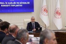Bakan Işıkhan, 30'uncu Ulusal İş Sağlığı ve Güvenliği Konseyi Toplantısı'na başkanlık etti