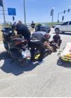 Çorum'da otomobil ile motosiklet çarpıştı: 1 yaralı