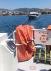 Bodrum'da makine arızası nedeniyle sürüklenen tekne kurtarıldı
