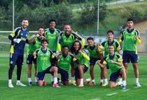 Fenerbahçe günü çift antrenmanla tamamladı