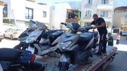 Manisa’da çalınan 6 motosiklet 90 güvenlik kamerası incelenerek bulundu: 3 gözaltı