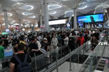 İstanbul Havalimanı’nda okulların kapanmasıyla tatil yoğunluğu başladı ​