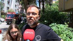 Kadıköy’de rüzgar nedeniyle kopan ağaç dalı otomobilin üzerine düştü