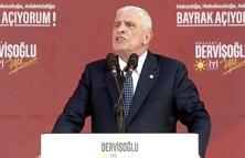 Dervişoğlu: Terörü ve teröristi kollayanlara bayrak açıyorum