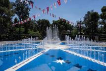 Büyükpark'ın simge havuzu yenilendi