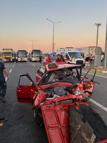 Balıkesir'de kavşakta iki otomobil çarpıştı: 2 ölü, 3 yaralı