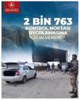 Bakan Çiftçi: 2 bin 763 kontrol ve arama noktası uygulamasına son verdik